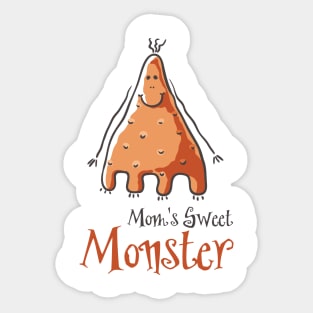 Mom's Sweet Monster Sticker